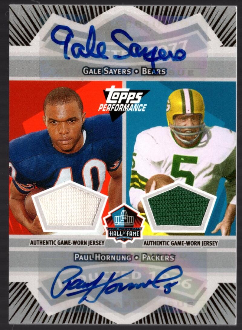 2007 Topps Performance Hall of Fame Autographed Relics Quad