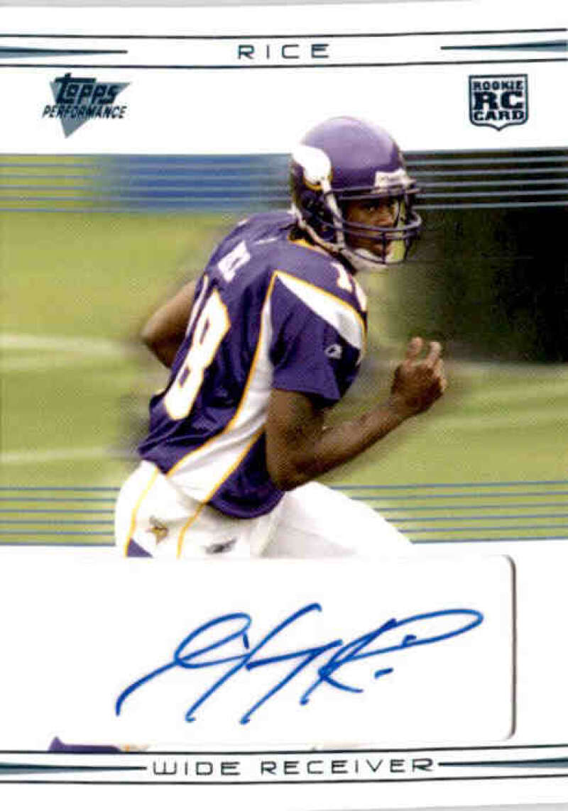 2007 Topps Performance Rookie Autographs