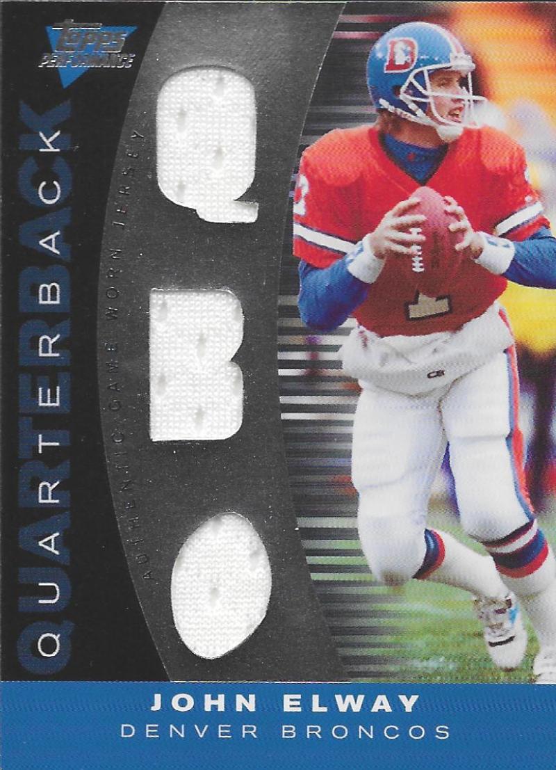 2007 Topps Performance Skill Sets Quarterbacks Triple Relics Silver