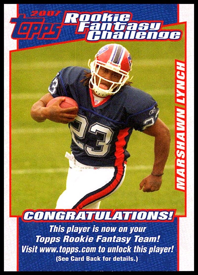 2007 Topps  Rookie Fantasy Challenge