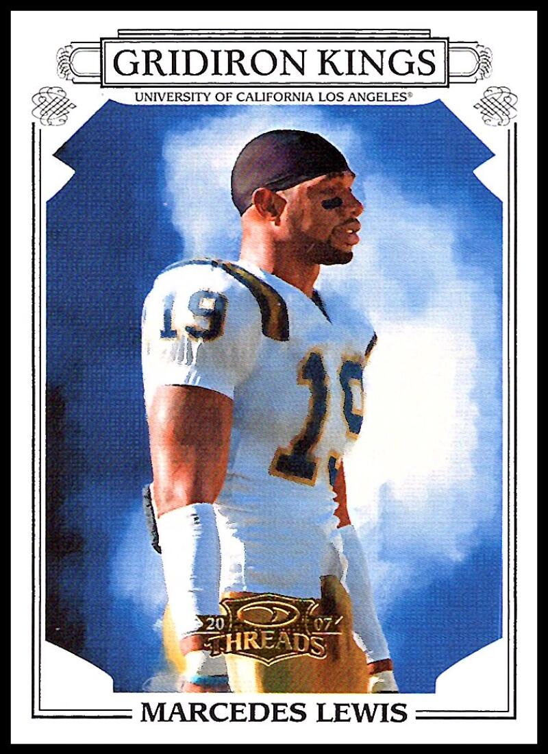 2007 Donruss Threads College Gridiron Kings Gold