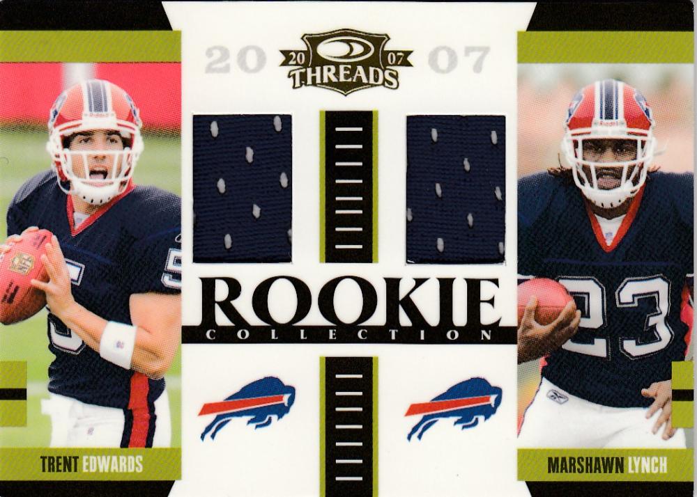 2007 Donruss Threads Rookie Collection Materials Combo