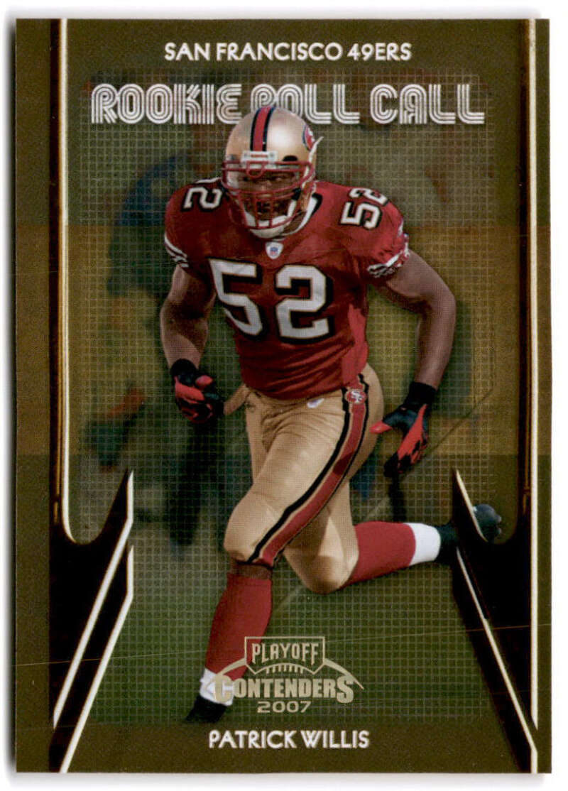 2007 Playoff Contenders Rookie Roll Call Gold Holofoil