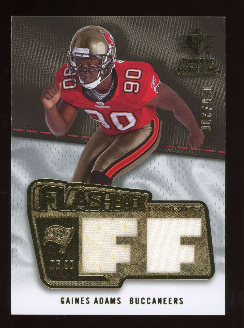 2007 Playoff Absolute Memorabilia Marks of Fame Materials