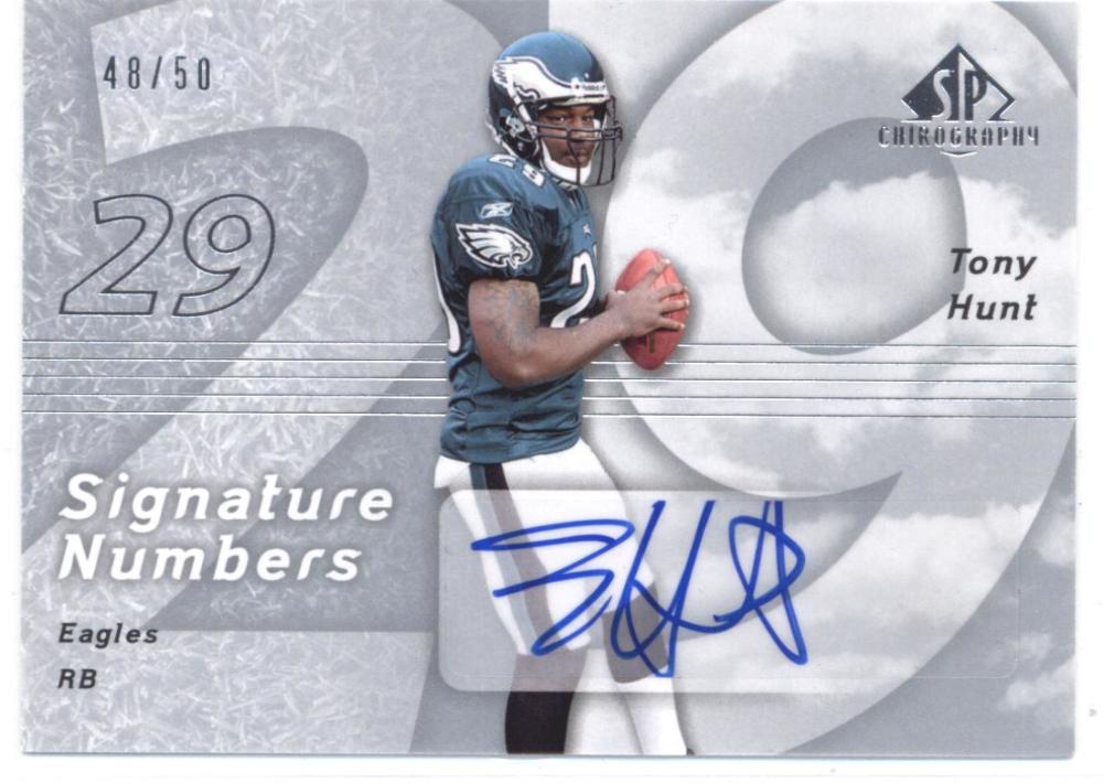 2007 SP Chirography Signature Numbers Silver