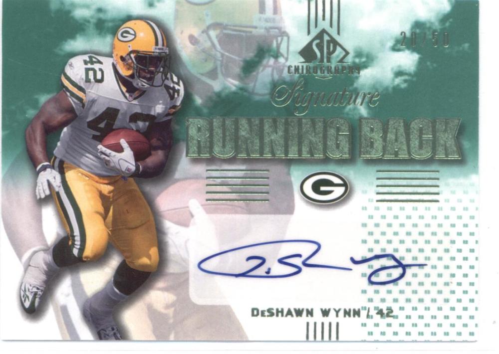 2007 SP Chirography Signature Running Backs Emerald