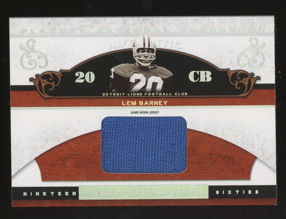 2007 Playoff National Treasures All Decade Material Jumbo