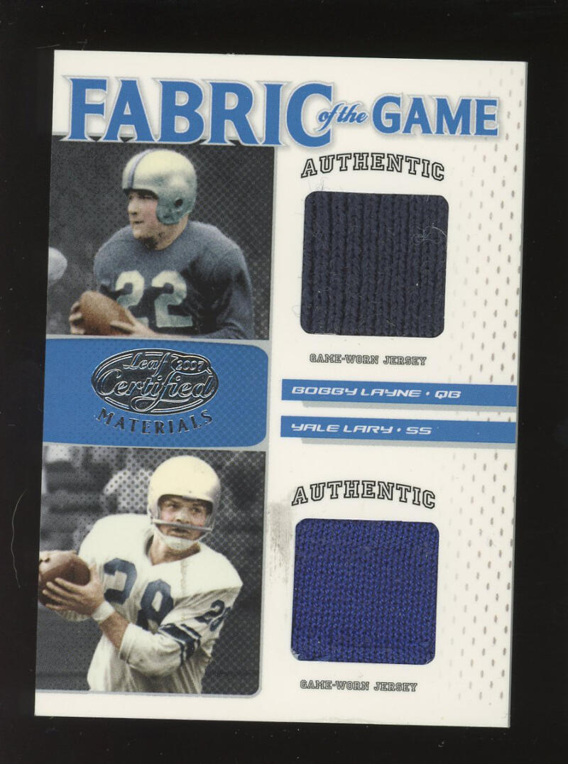 2007 Leaf Cerified Materials Fabric of the Game Combos