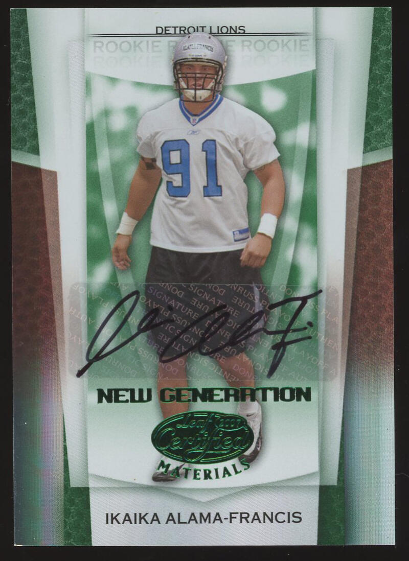 2007 Leaf Cerified Materials Mirror Emerald Signatures