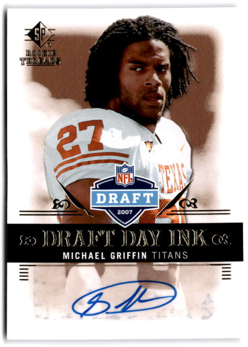 2007 SP Rookie Threads Draft Day Ink