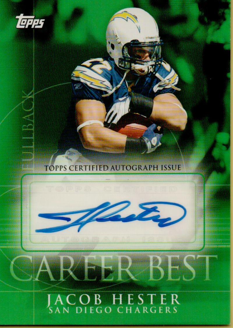 2009 Topps  Career Best Autographs