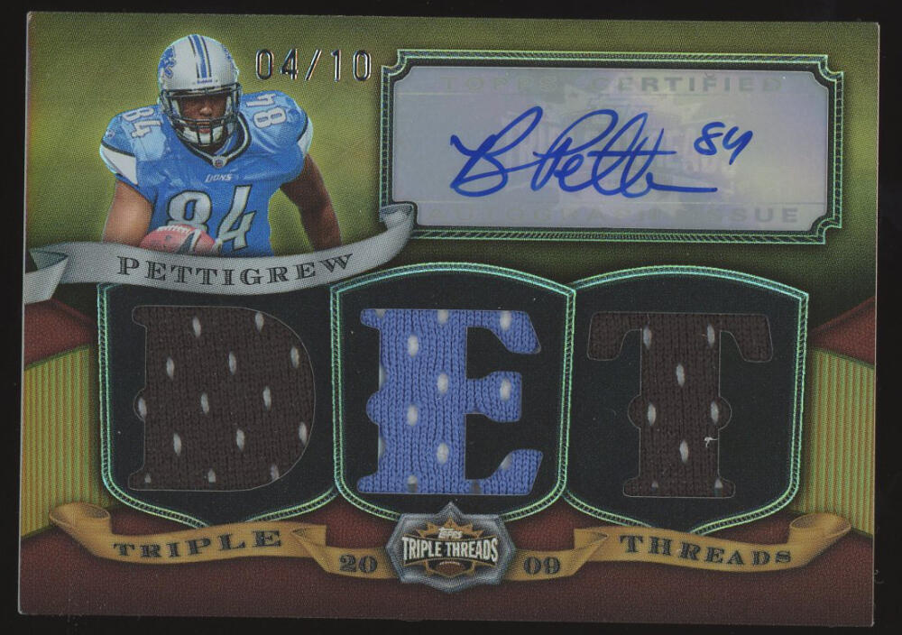 2009 Topps Triple Threads Autographed Relics Gold