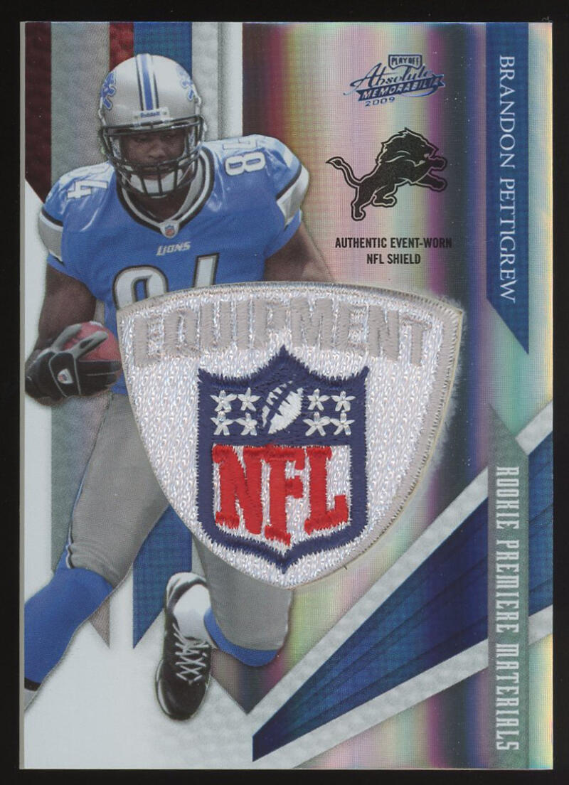 2009 Playoff Absolute Memorabila Rookie Premiere Materials NFL Shield