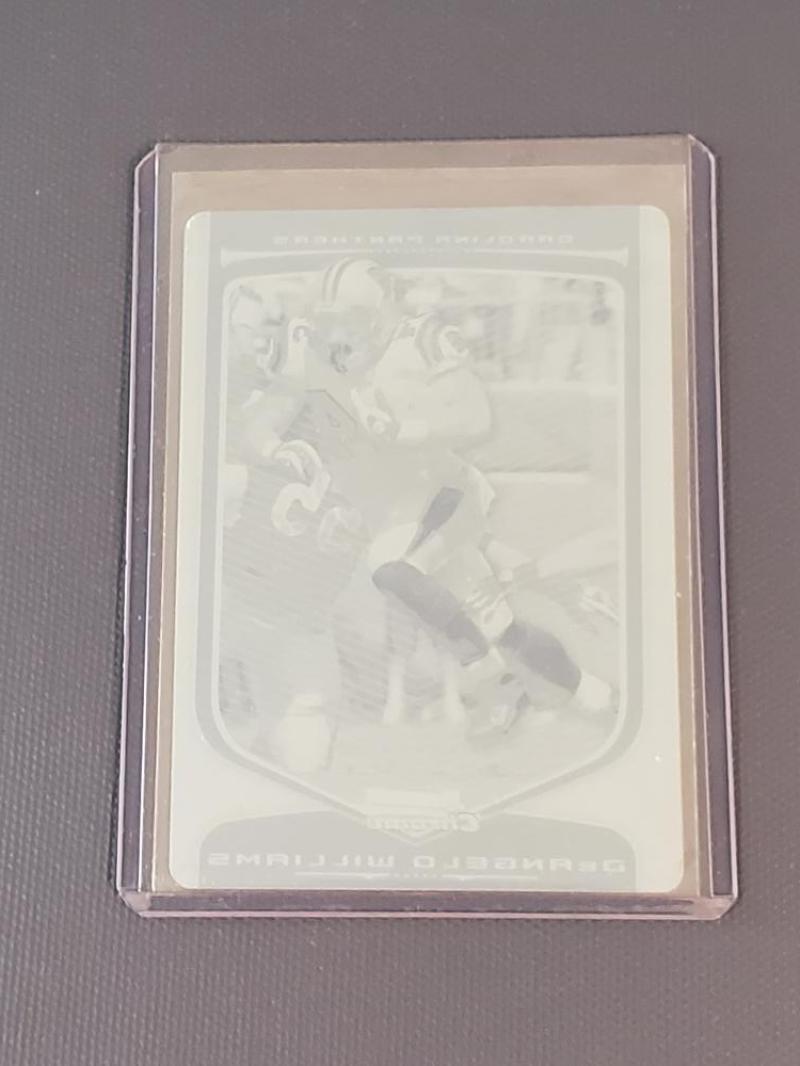 2009 Bowman Chrome Printing Plates Cyan