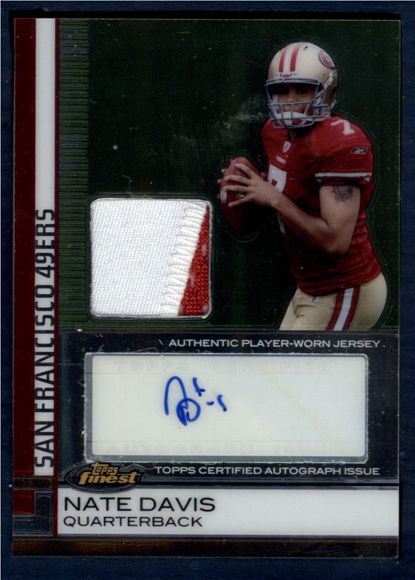 2009 Topps Finest Rookie Jersey Autographs