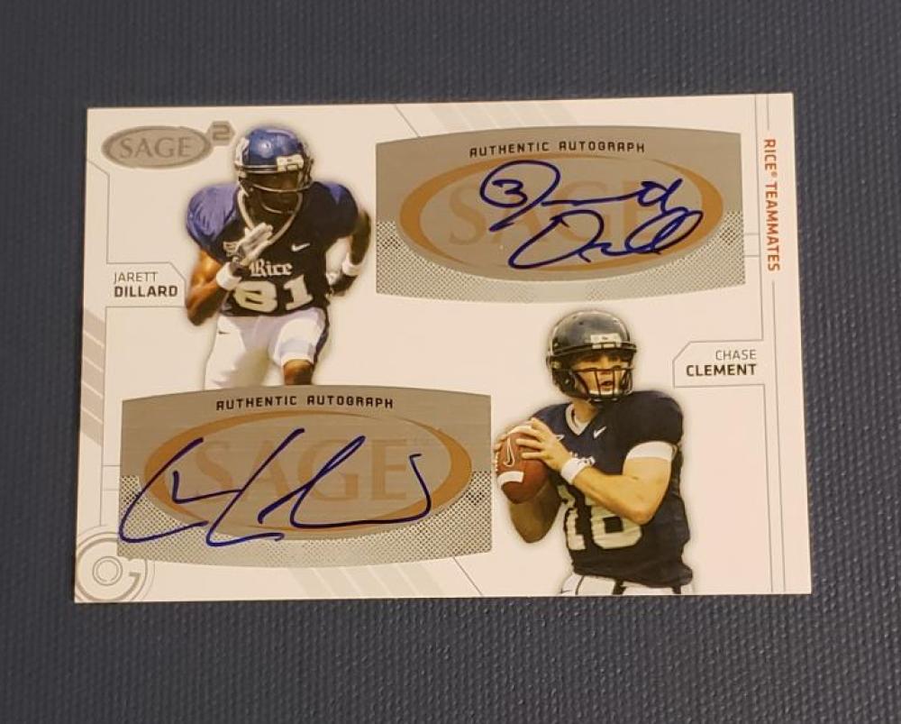 2009 SAGE Squared Dual Autographs