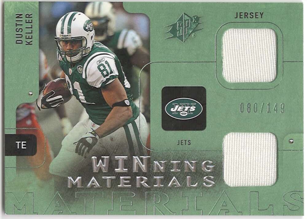 2009 SPx  Winning Materials Green Dual Swatch