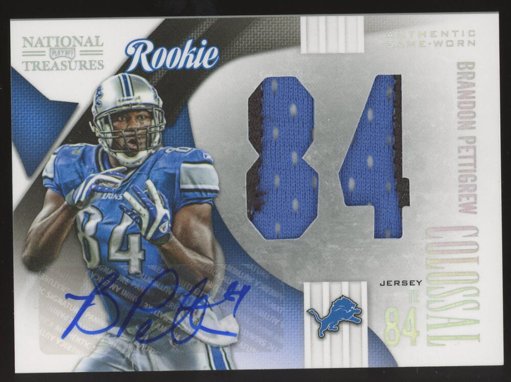 2009 Playoff National Treasures Rookie Colossal Jersey Number Signatures