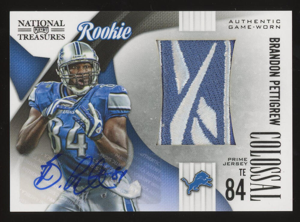 2009 Playoff National Treasures Rookie Colossal Prime Brand Logos Signatures