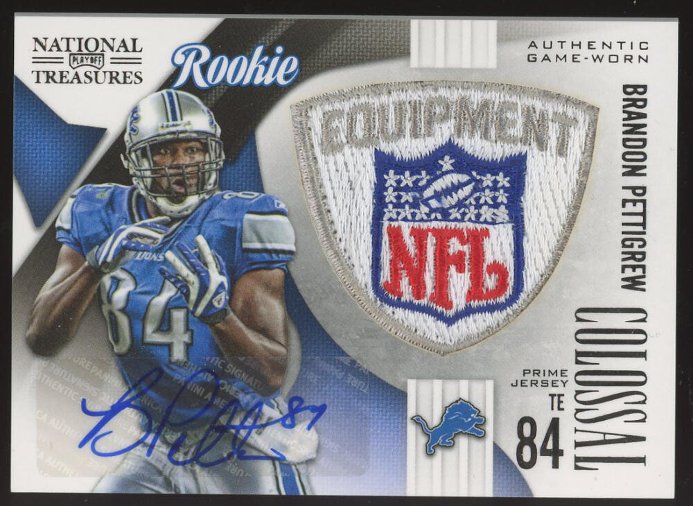 2009 Playoff National Treasures Rookie Colossal Prime NFL Shield Signatures