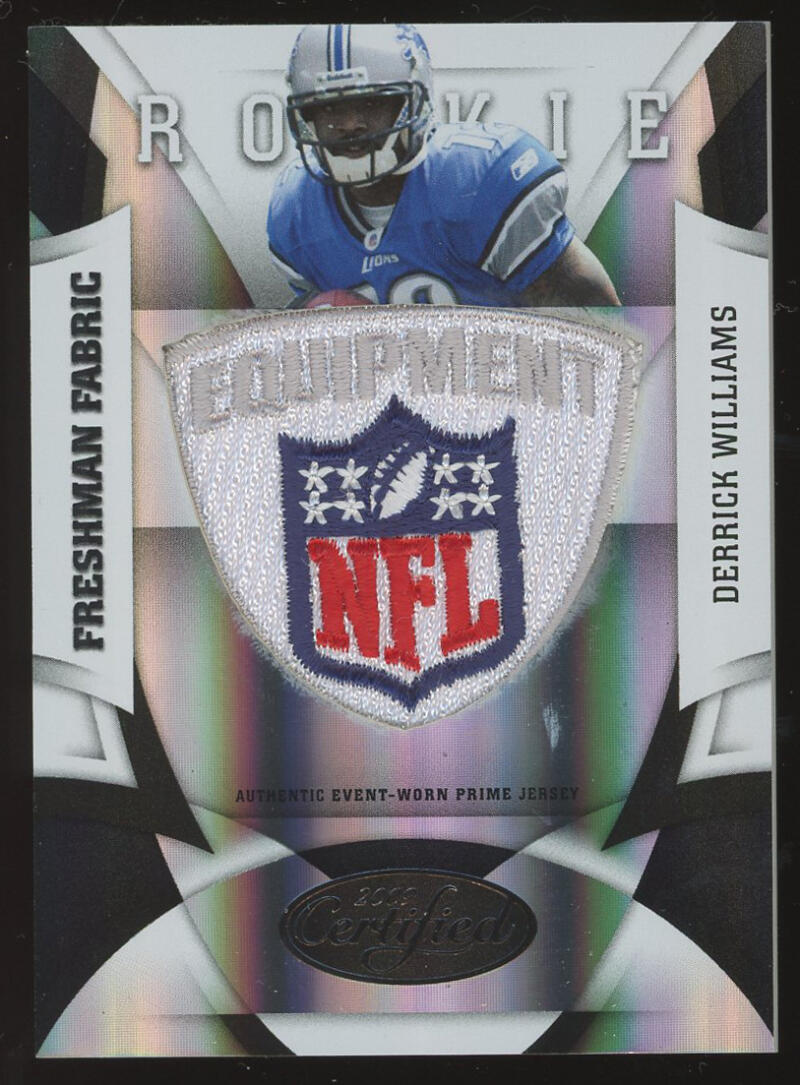 2009 Donruss Certified Mirror Black Freshman Fabric Jumbo Prime