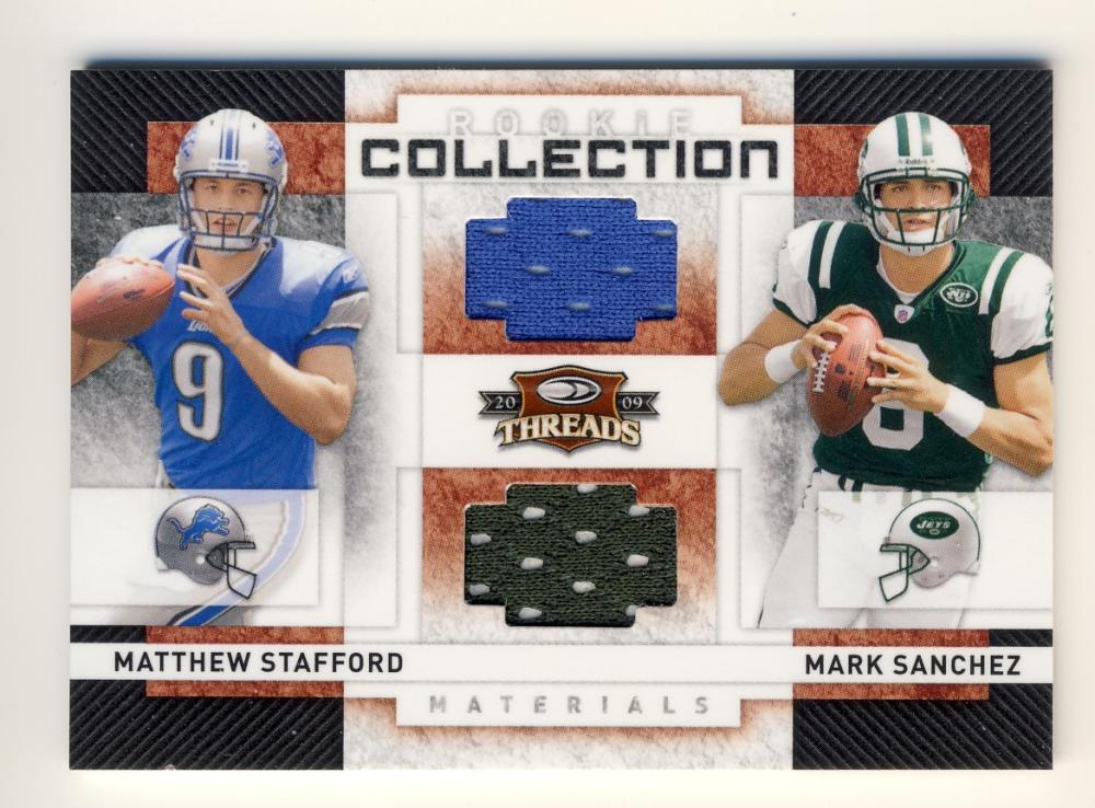 2009 Donruss Threads Rookie Collection Combos Materials