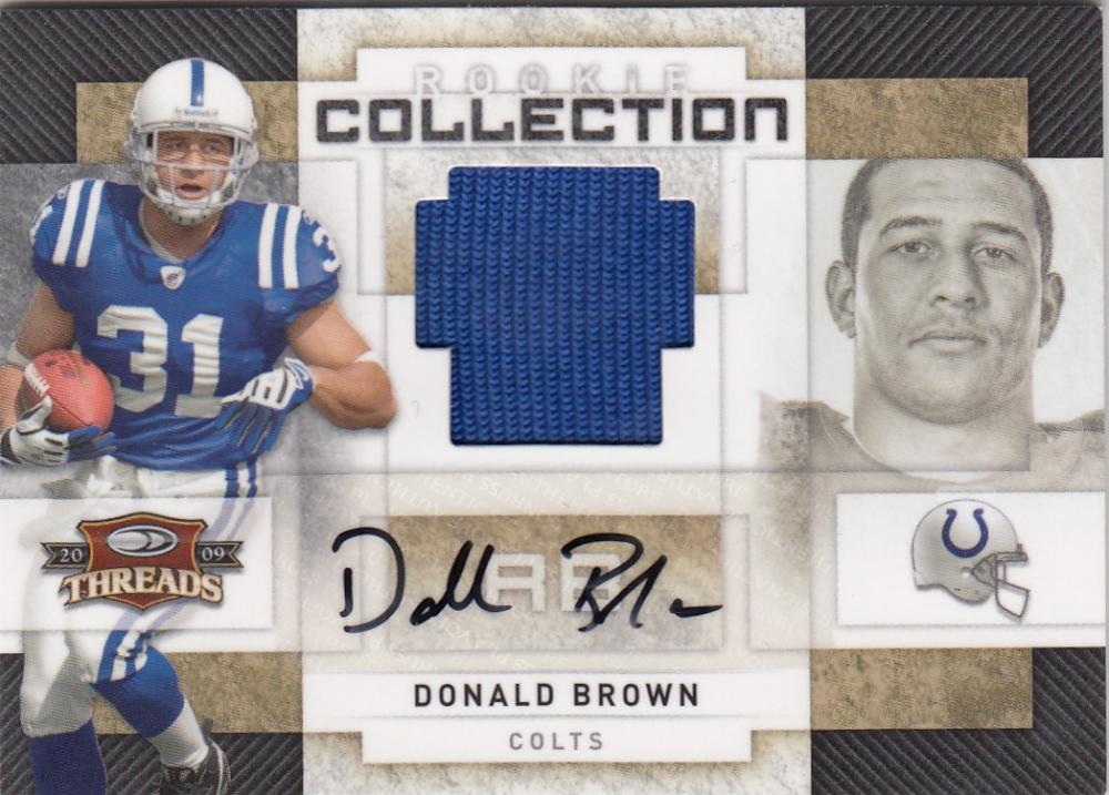 2009 Donruss Threads Rookie Collection Signature Materials