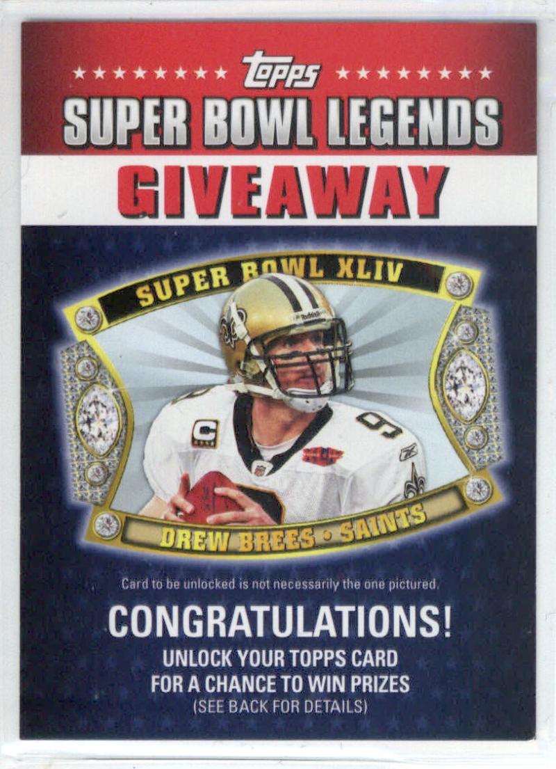 2011 topps super bowl legends