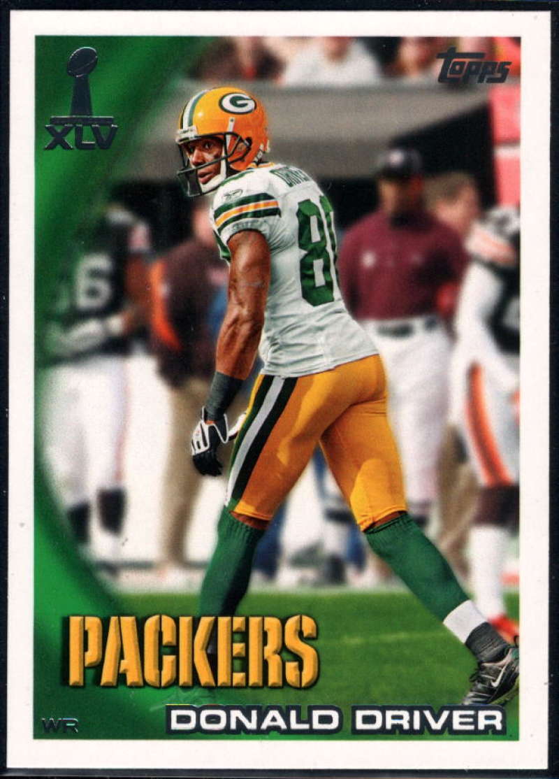 : 2010 Topps 2011 Super Bowl XLV Champions Green Bay Packers  Football Card #13 A.J. Hawk - NFL Trading Card : פריטי אספנות ואמנות