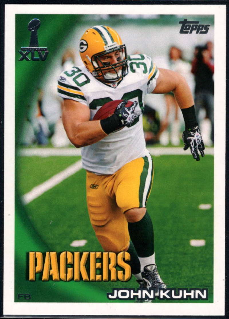 : 2010 Topps 2011 Super Bowl XLV Champions Green Bay Packers  Football Card #13 A.J. Hawk - NFL Trading Card : פריטי אספנות ואמנות