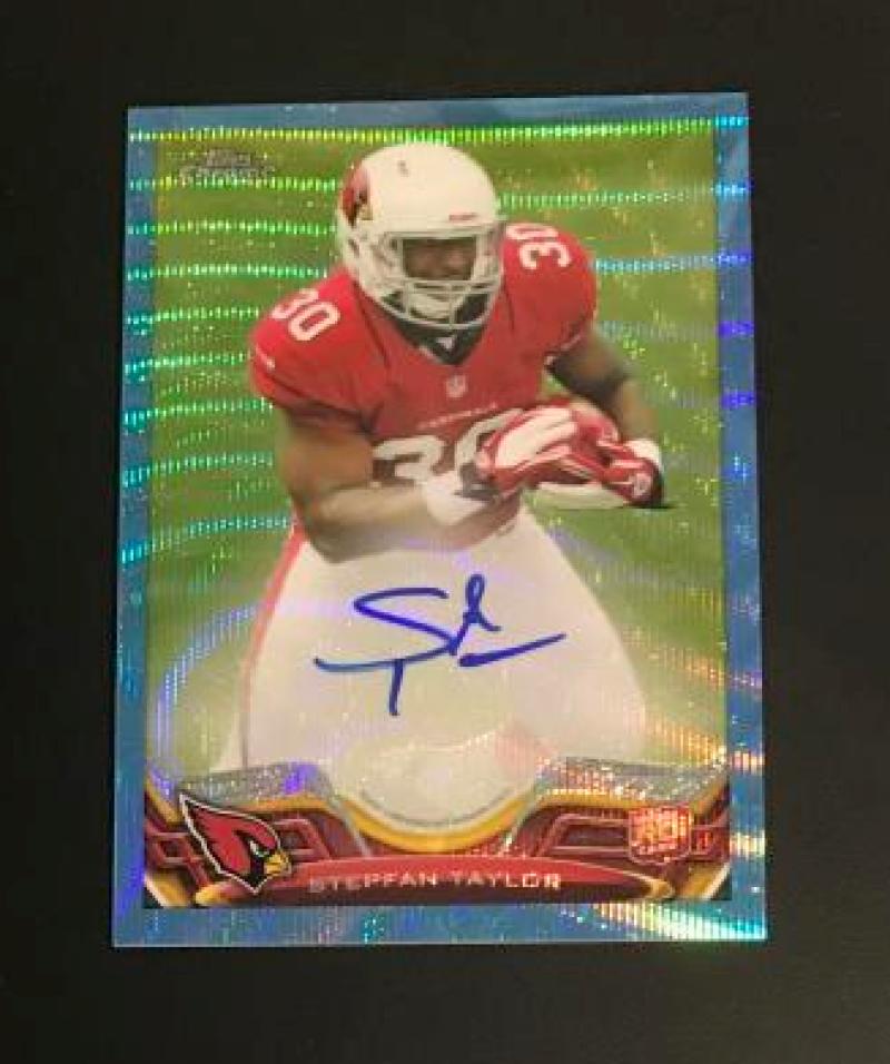 2013 Topps Chrome Rookie Autographs Blue Wave