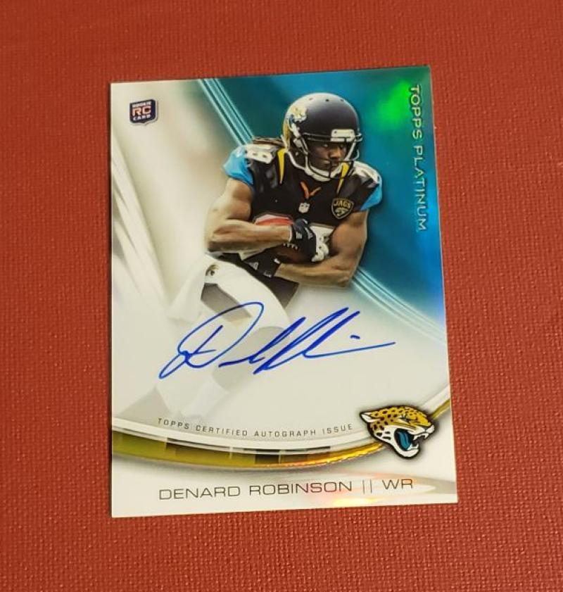 2013 Topps Platinum Autographed Rookie Refractor