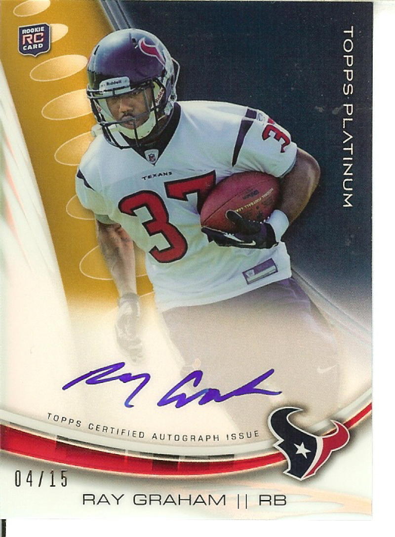 2013 Topps Platinum Gold Autographed Rookie Refractor