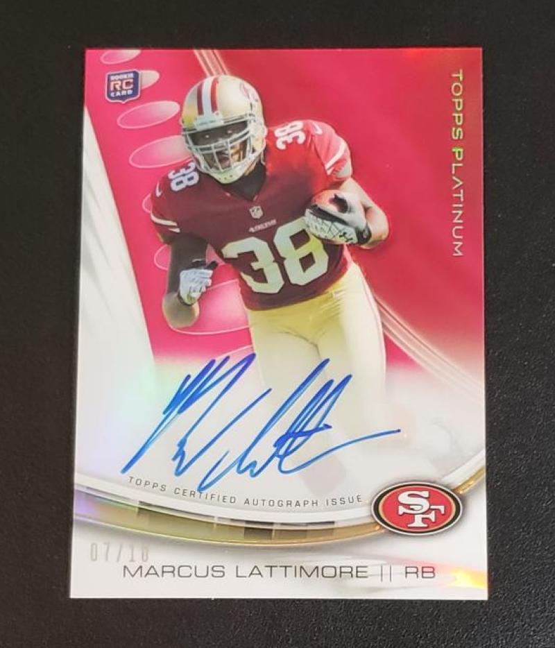 2013 Topps Platinum Pink Autographed Rookie Refractor