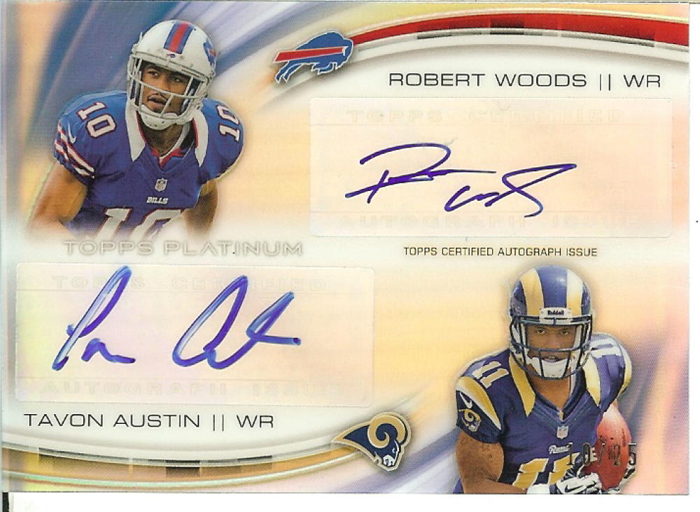 2013 Topps Platinum Dual Autographed Rookie