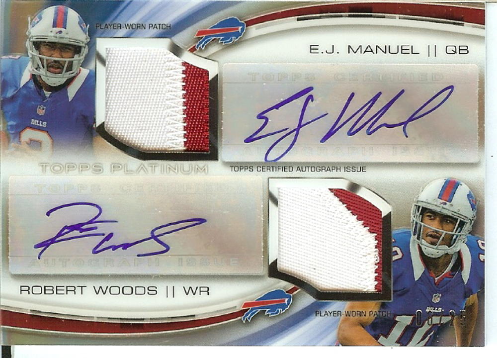 2013 Topps Platinum Dual Autograph Dual Patch