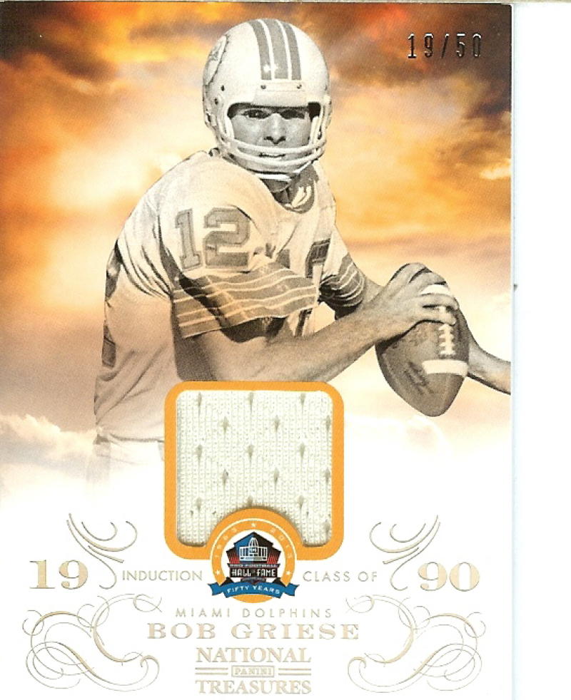 2013 Playoff National Treasures HOF 50th Anniversary Materials