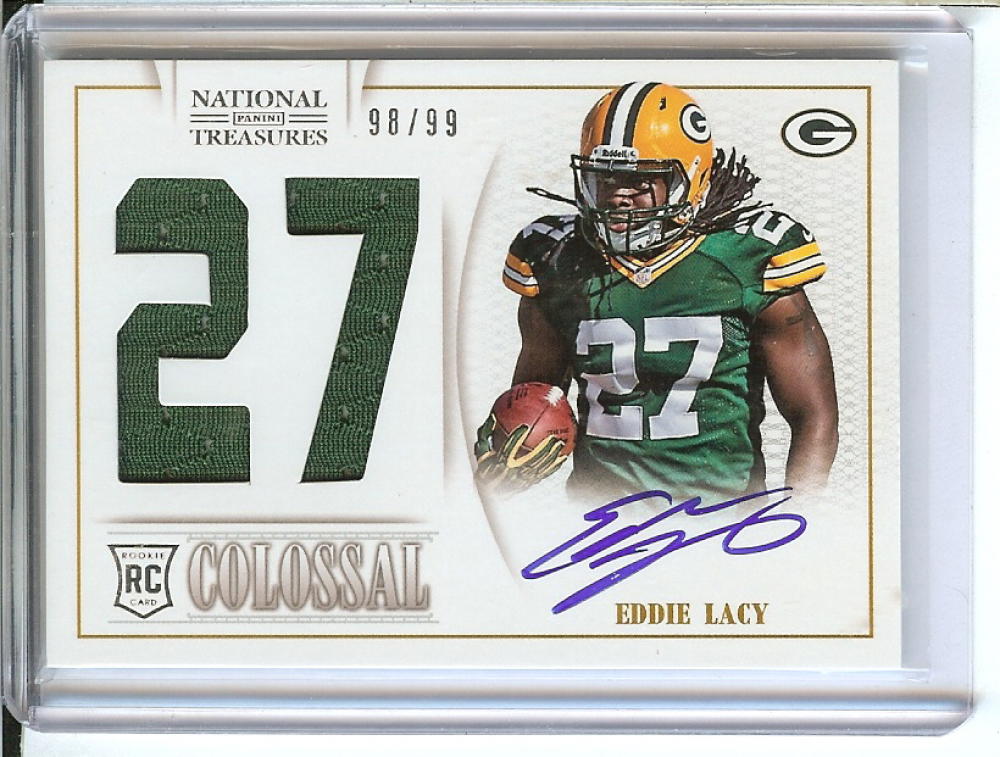 2013 Playoff National Treasures NT Rookie Colossal Jersey Number Signatures