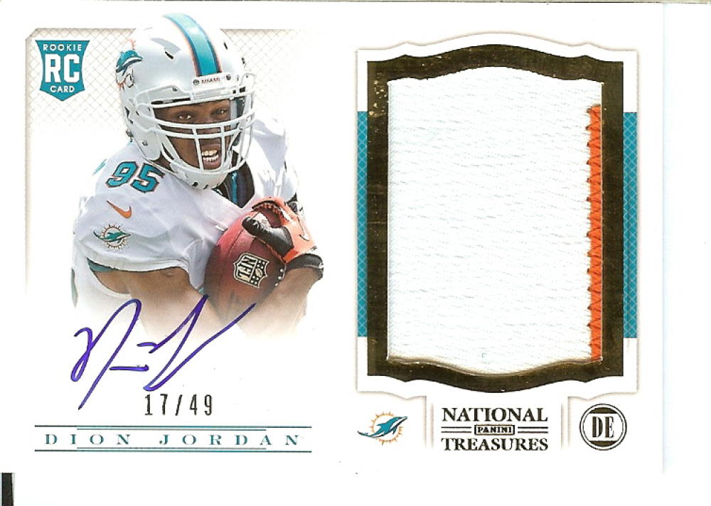 2013 Playoff National Treasures NT Rookie Signature Materials Gold