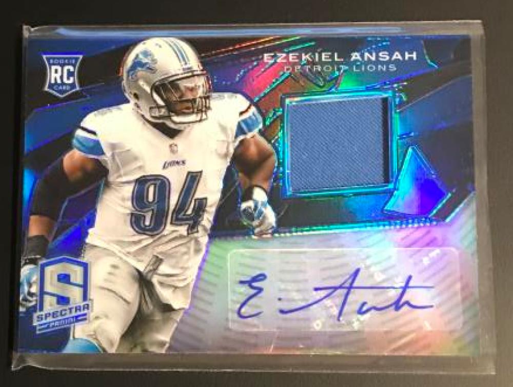 2013 Panini Spectra Rookies Signatures Spectra Blue