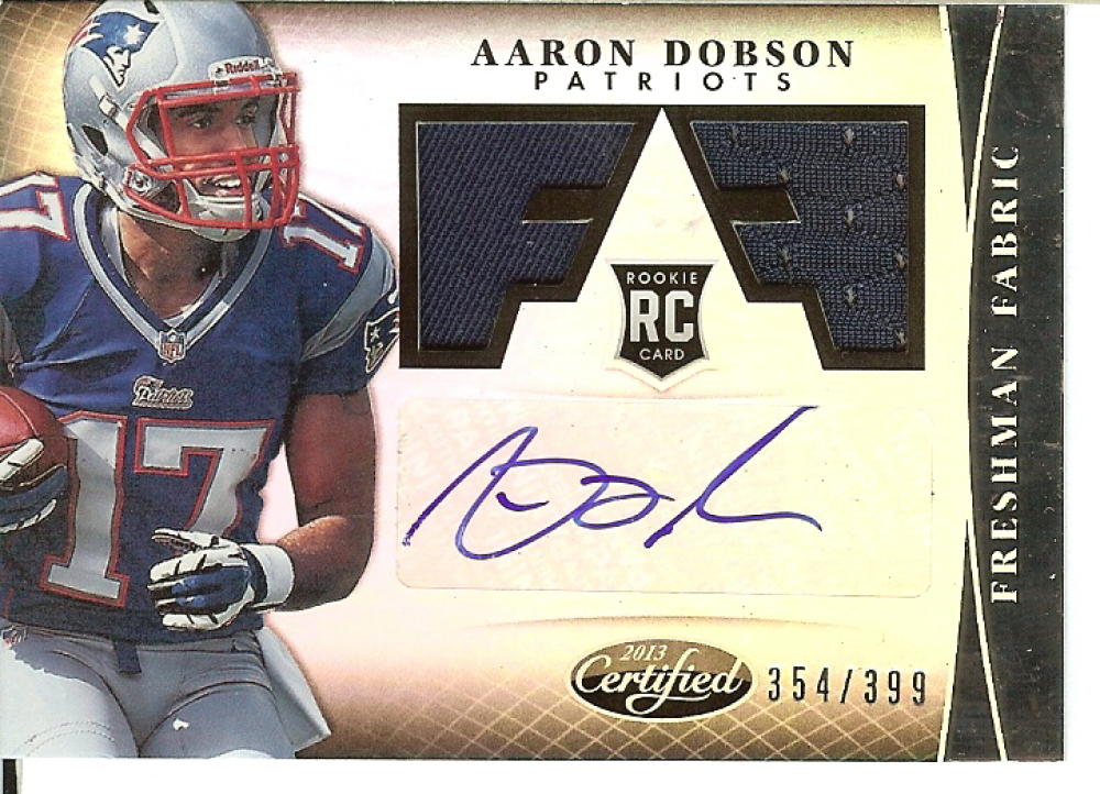 2013 Panini Certified Freshman Fabric Signatures