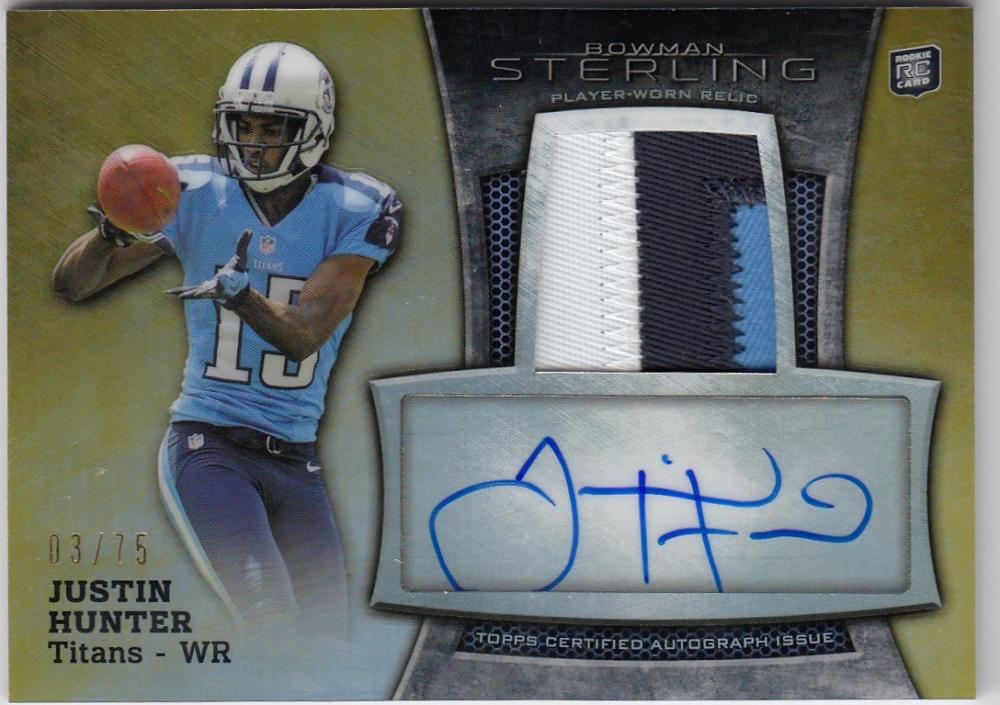 2013 Bowman Sterling Autographed Rookie Relics