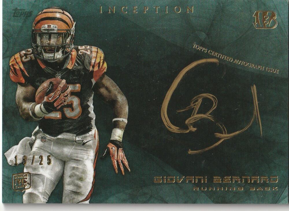 2013 Topps Inception Silver Signings Gold Parallel