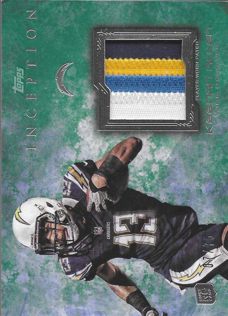 2013 Topps Inception Green Rookie Patches