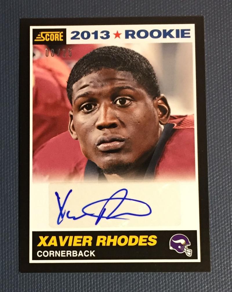 2013 Score  Rookie Signatures Black