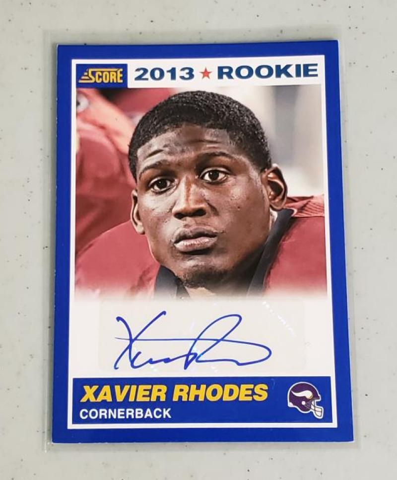 2013 Score  Rookie Signatures Blue