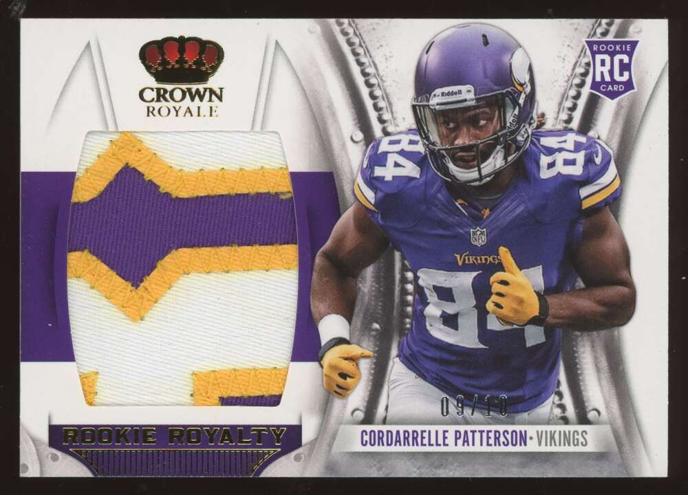 2013 Panini Crown Royale Rookie Royalty Jumbo Prime Materials