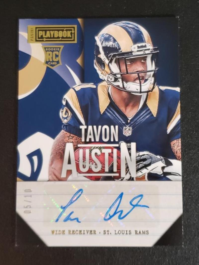 2013 Panini Playbook Rookies Signatures Gold