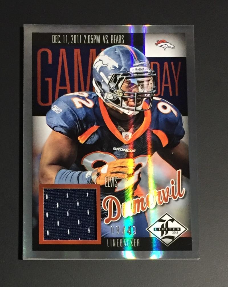 2013 Panini Limited Game Day Materials