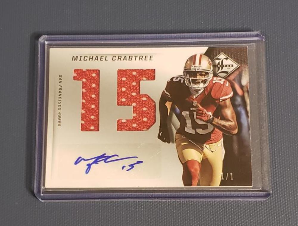 2013 Panini Limited Jumbo Jersey Numbers Prime Signatures